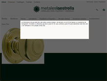 Tablet Screenshot of metaleslaestrella.com